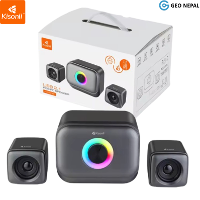 Haut-parleurs USB RGB Kisonli