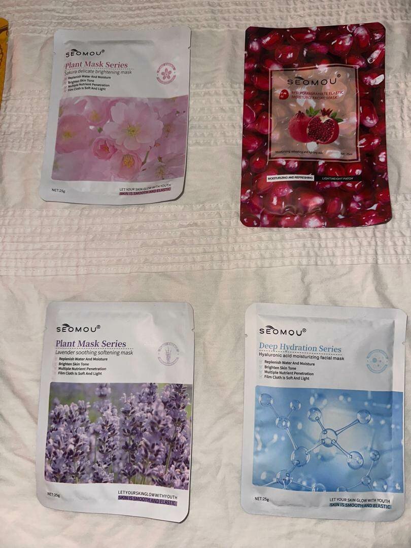 SEOMOU Facial Sheet Masks Set