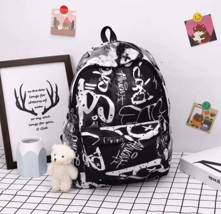 Sac à dos grafiti tendance