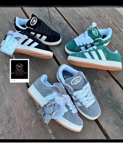 Basket adidas campus original dans carton