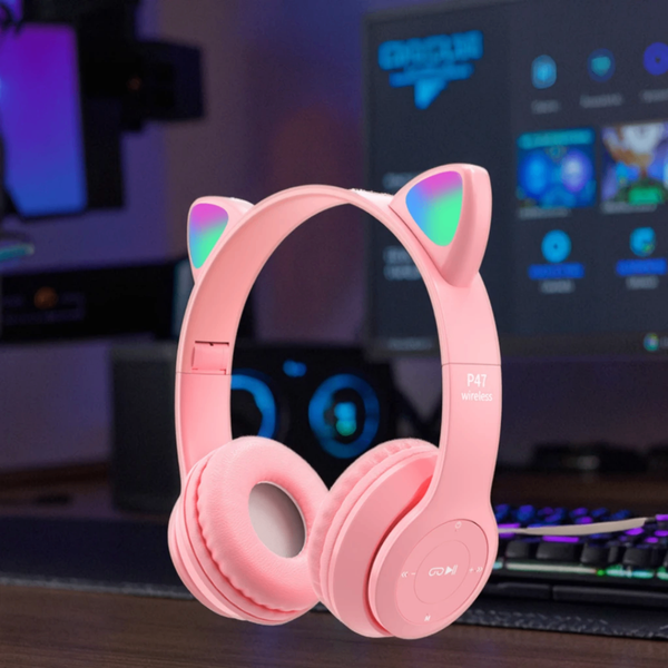 Casque Sans Fil Oreilles de Chat