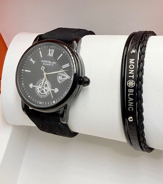 Montblanc Montre Homme Cuir