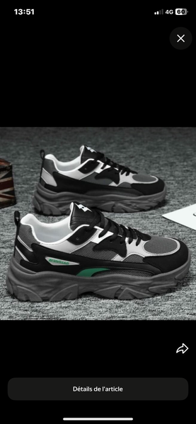 Baskets Chunky Homme Mode