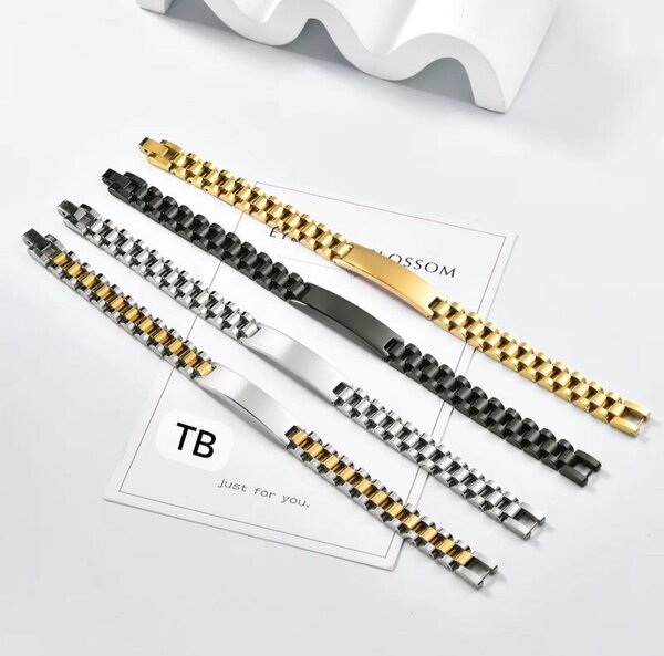 Bracelets en acier inoxydable