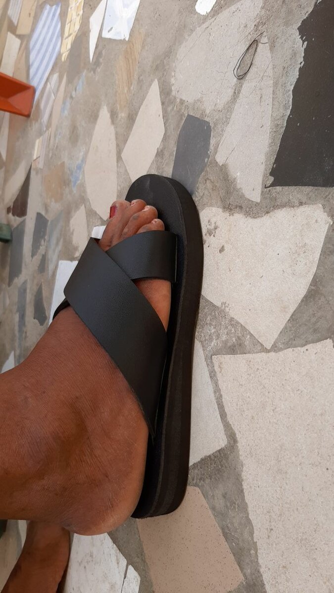 Chics sandales en cuir