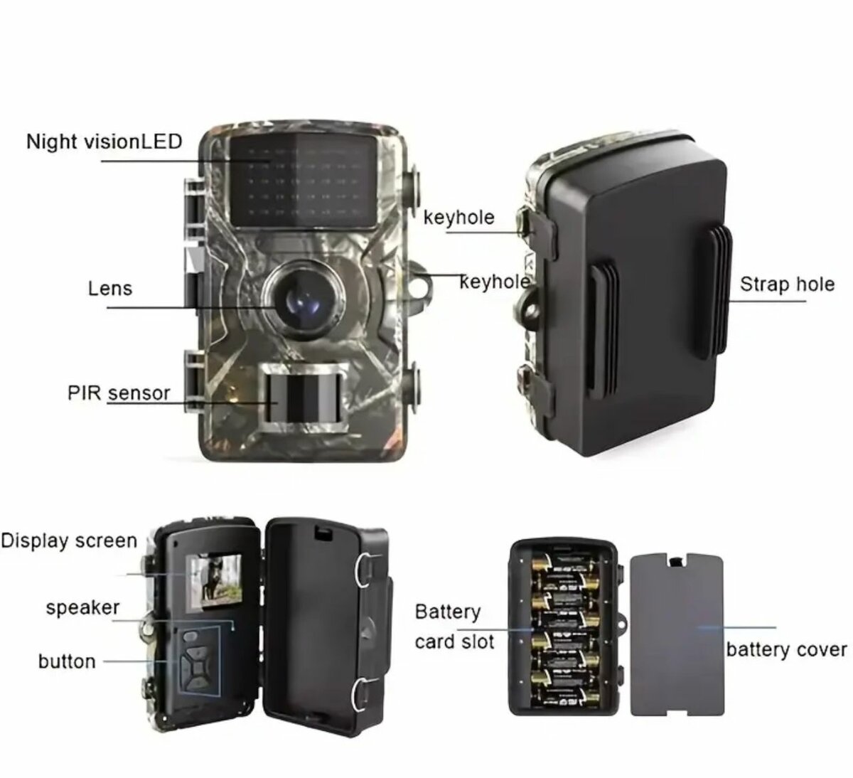 Camera sans fils sécurité auto