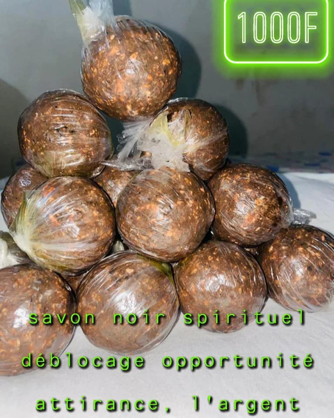 SAVON Noir  SPIRITUEL