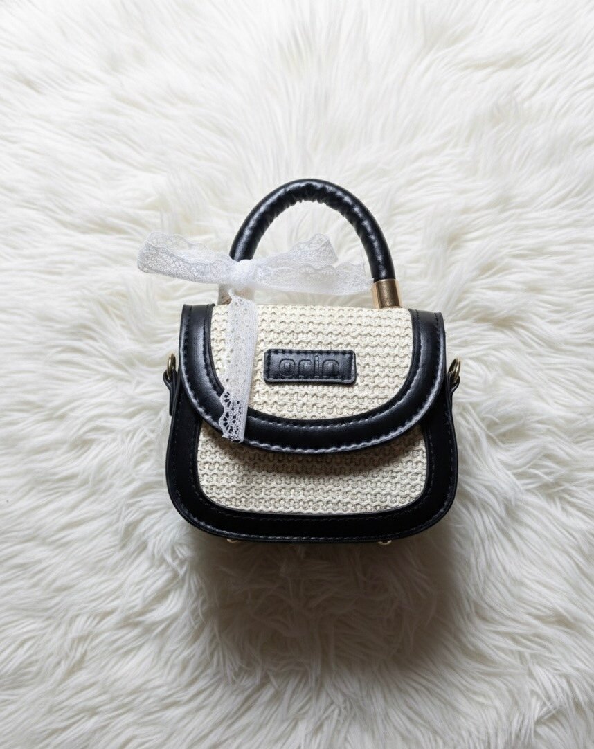 Mini Sac à Main Tressé Élégant