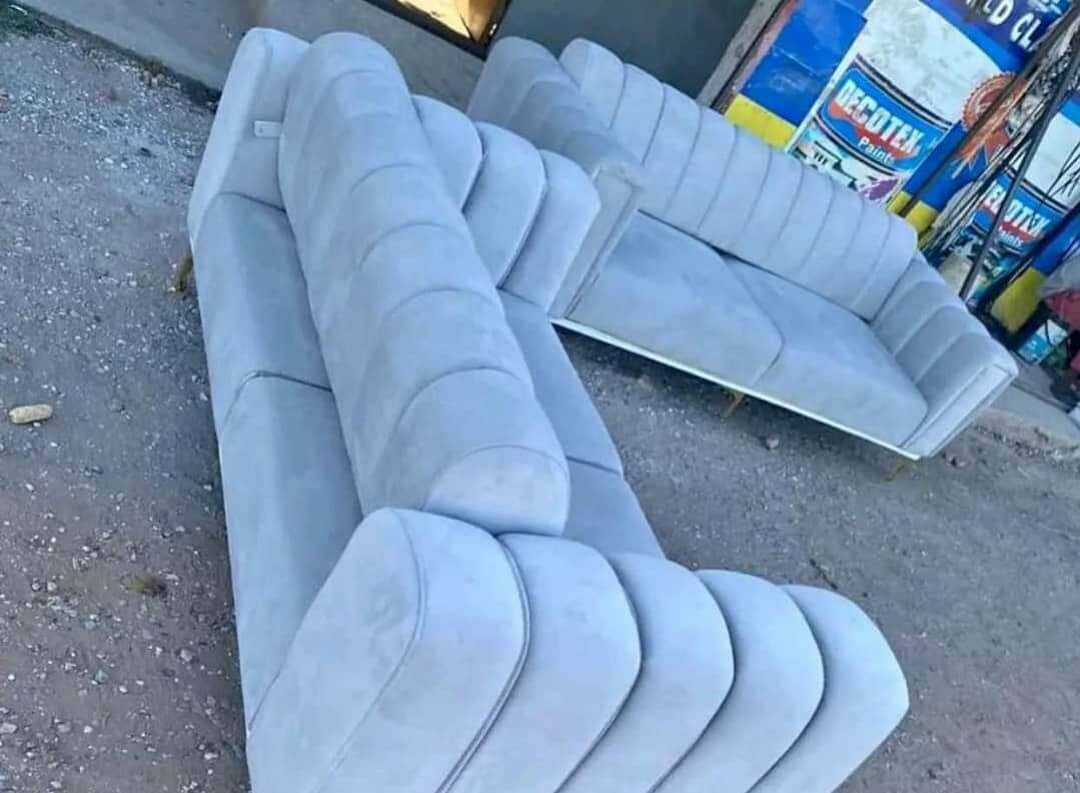 King chairs k3000 one ,L shaded sofa k10500,three seaters