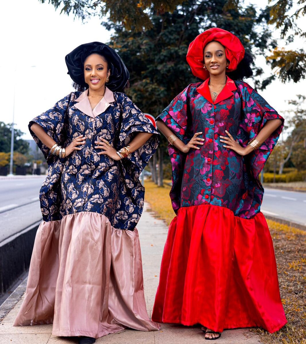 Robe longue africaine élégante