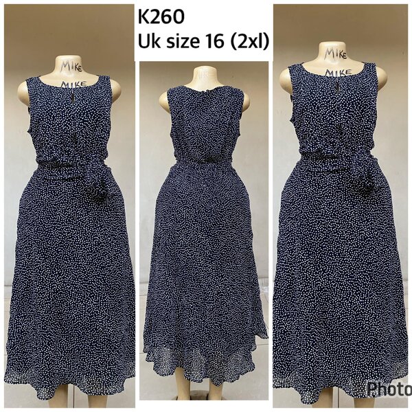 gray dress with pattern