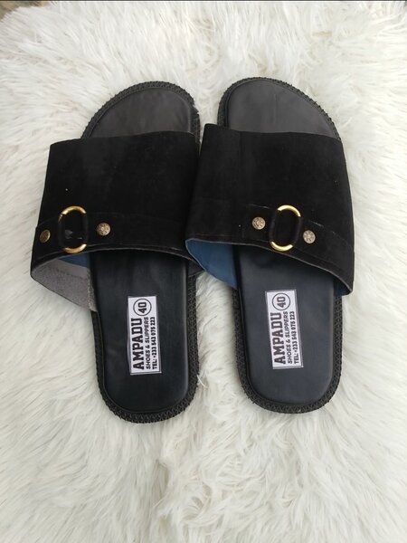 Sandales plates noires