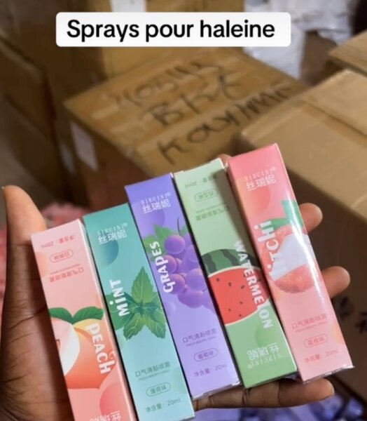 Sprays pour haleine fruités