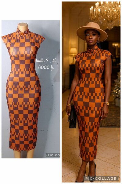 Robe Crayon Élégante Femme