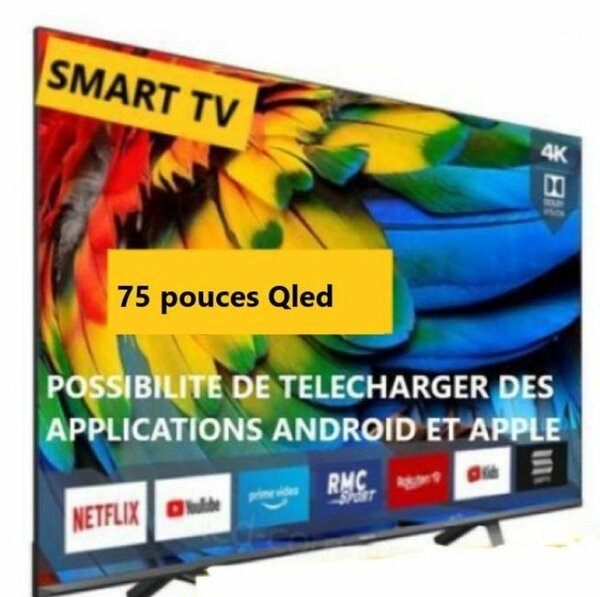 Téléviseur Smart TV QLED 75'' 4K