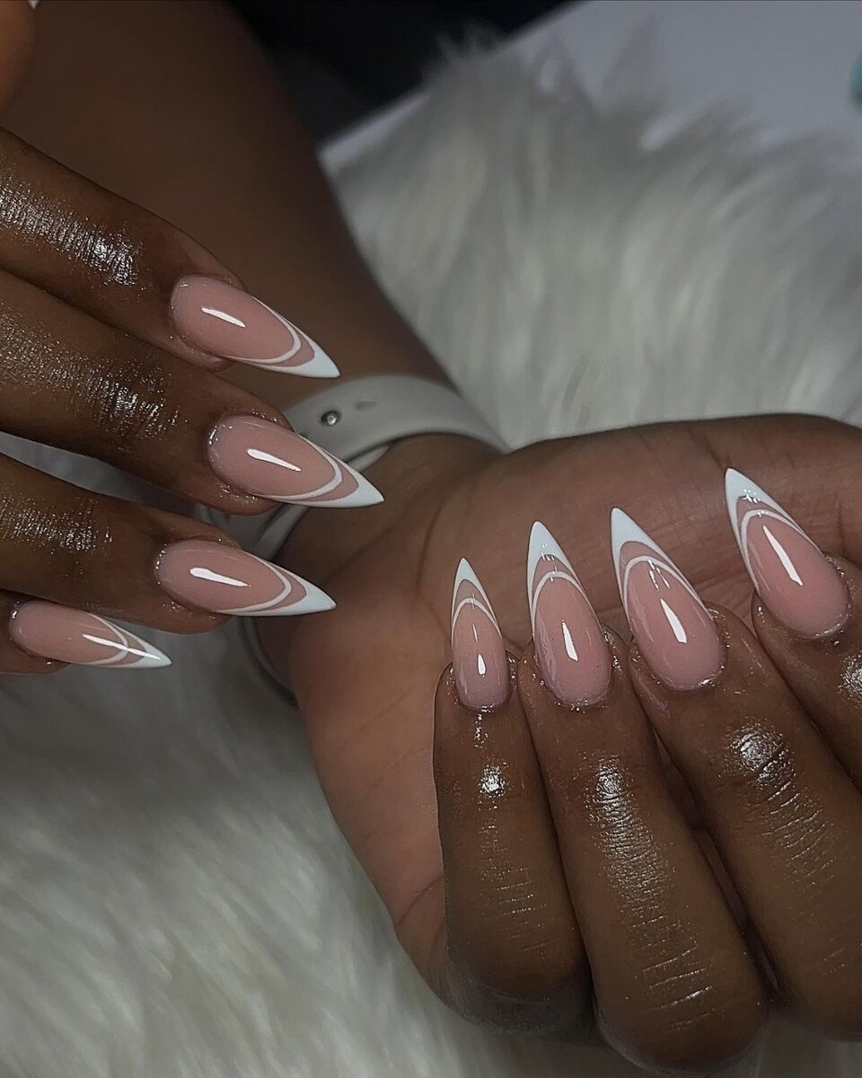 Stylish French Manicure Chic