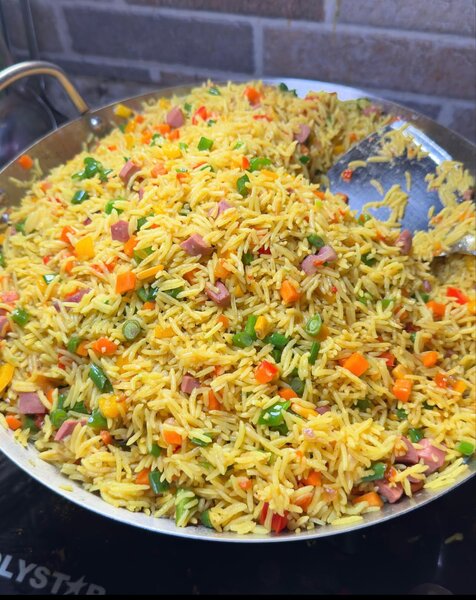 fried rice & ailerons de dinde