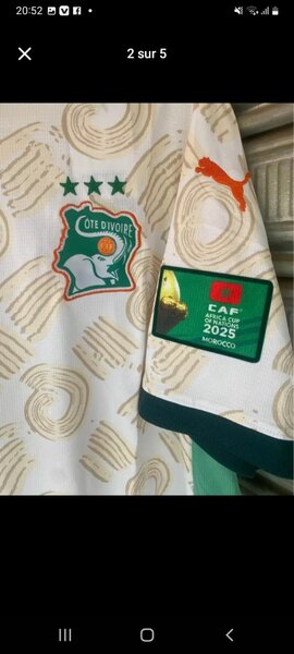 Maillot Côte d'Ivoire