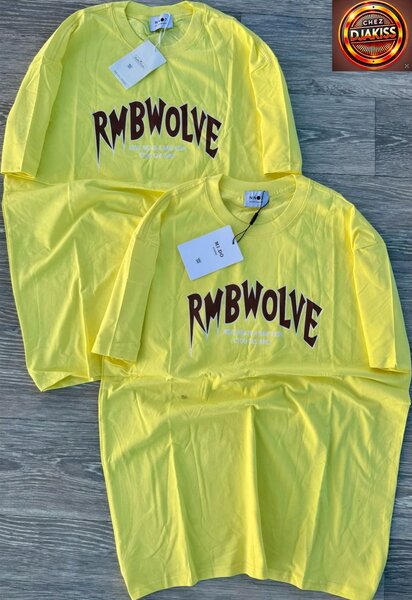 T-Shirt Unisexe Jaune RMBWOLVE