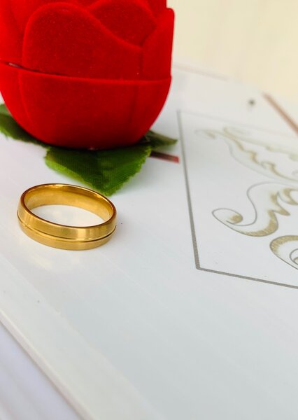 Non-fading unisex ring