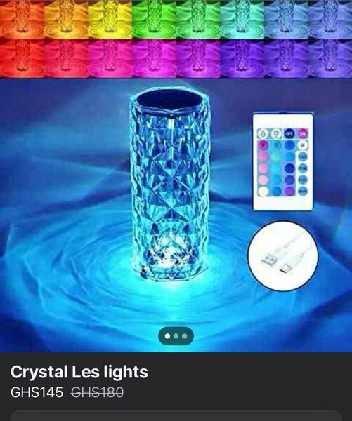 Crystal led lights