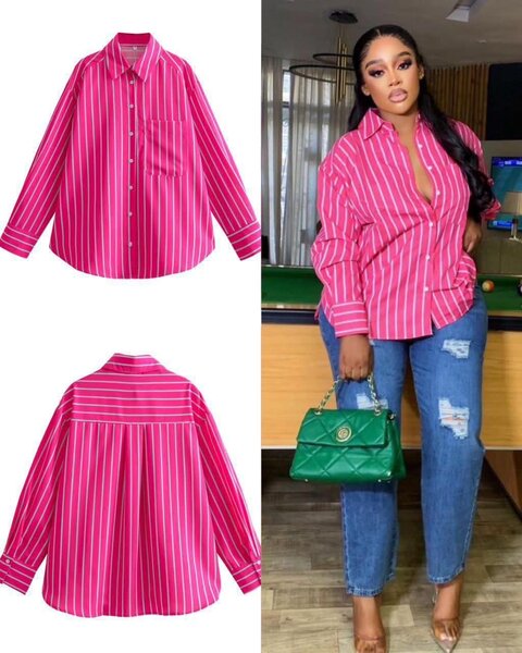Chemise rayée femme mode