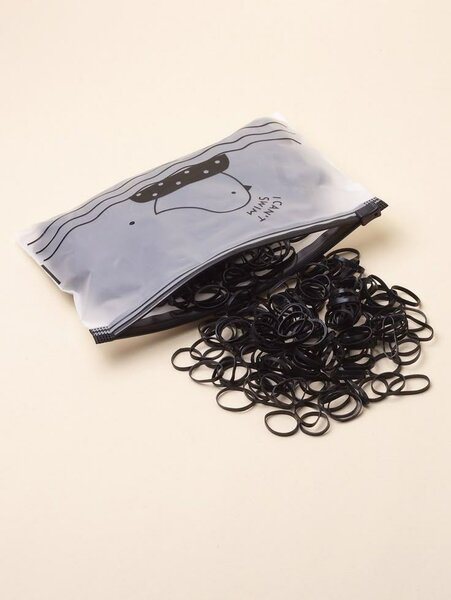 Élastiques cheveux noirs