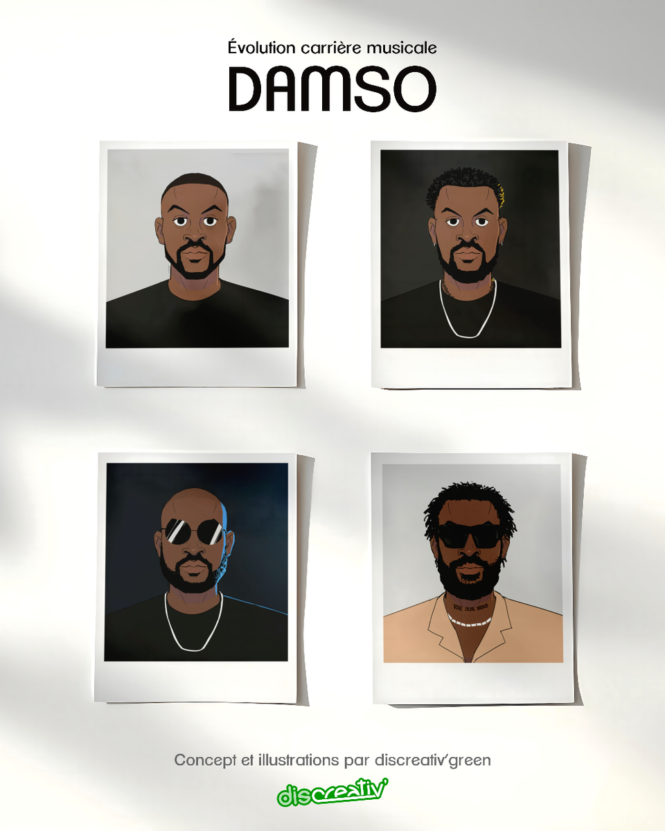 Polaroïds carrière DAMSO