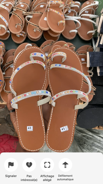 Sandales Élégantes Femmes Strass