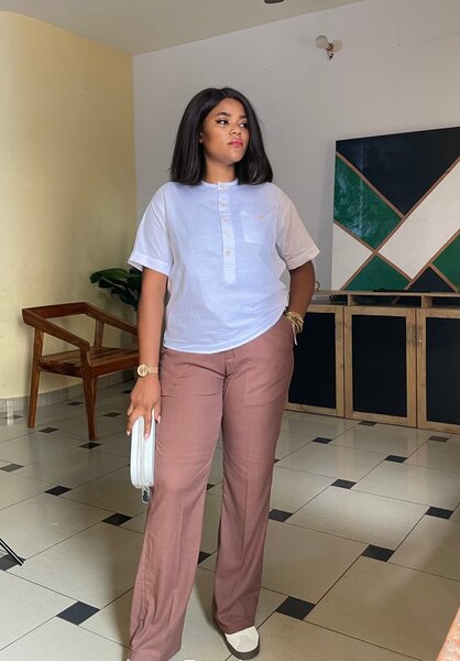 T-shirt décontracté blanc