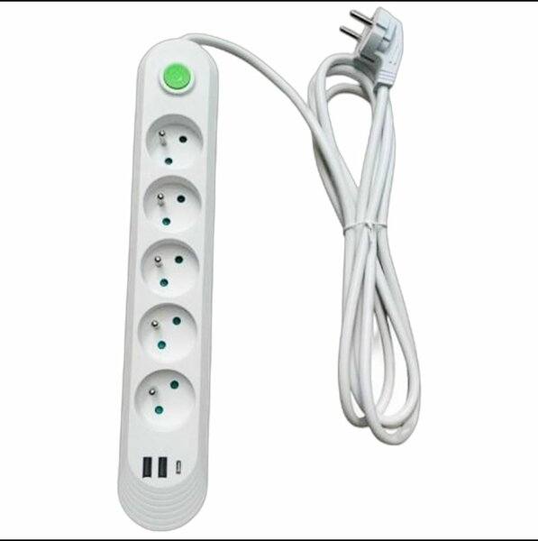 Multiprise ports USB et type C