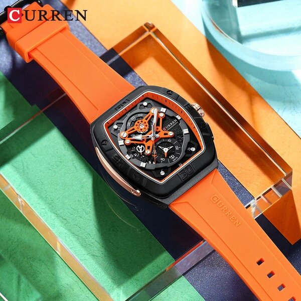 Montre Homme Curren Chronographe Style Sport