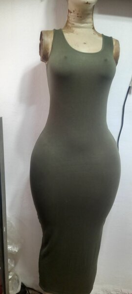 Robe longue moulante