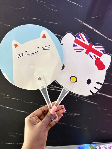 Kids hand fan