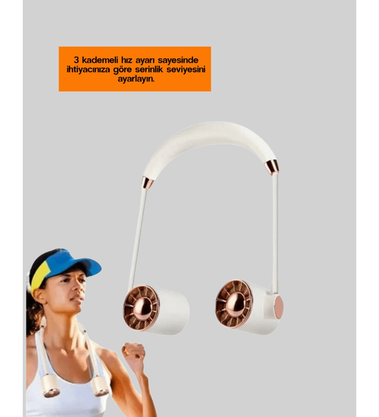 Ventilateur Tour de Cou Rechargeable