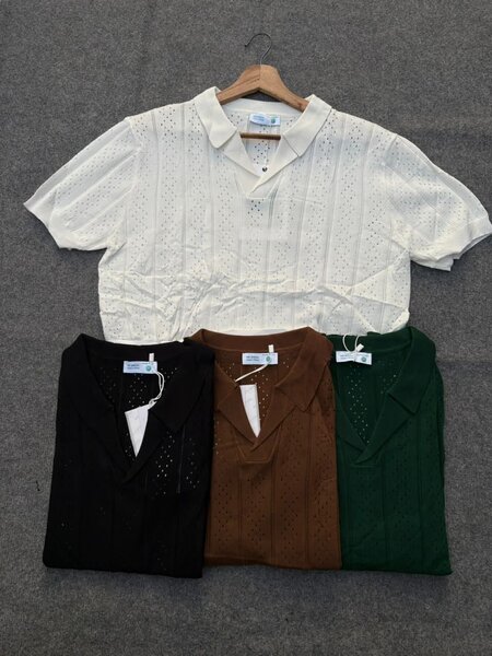 Polo en dentelle pour hommes