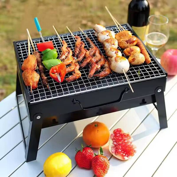 Grill portable pliable barbecue