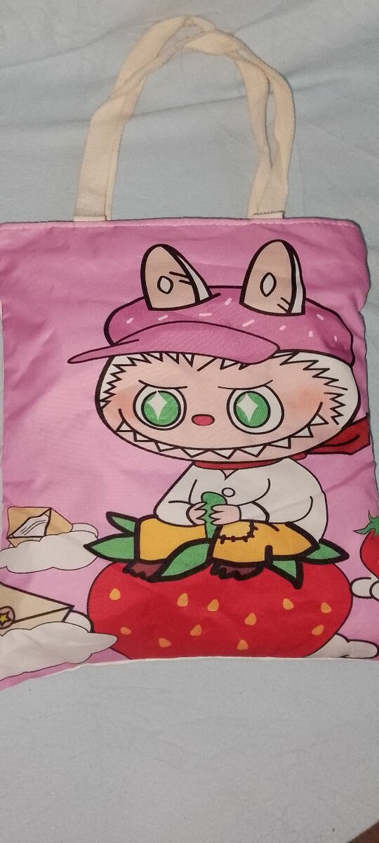 Sac cabas imprimé dessin animé