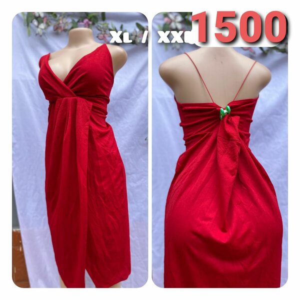 Robe de soirée rouge élégante