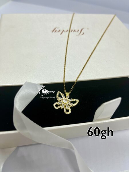Butterfly shaped necklaces