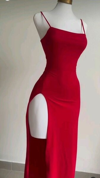 Red Straight Dress