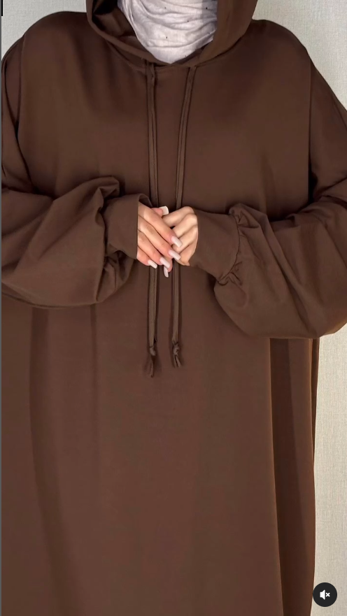 Худи платье *«SHAMS»* 🌞 с капюшоном