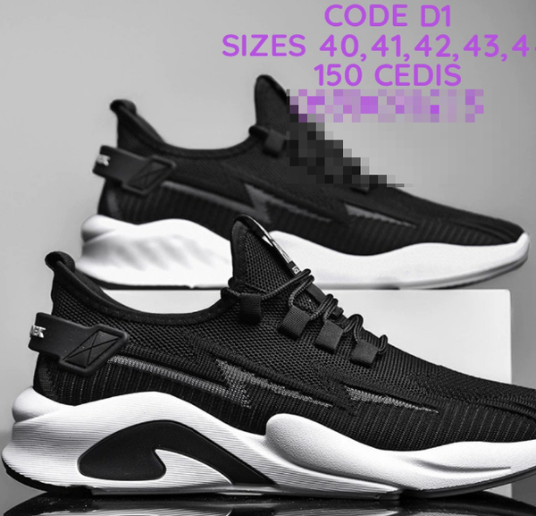 sneakers white black