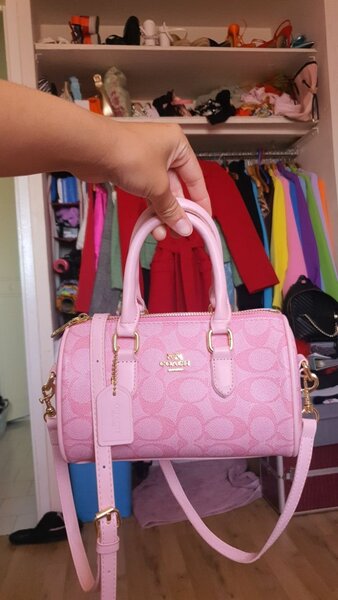 Sac à main rose Coach pour femme