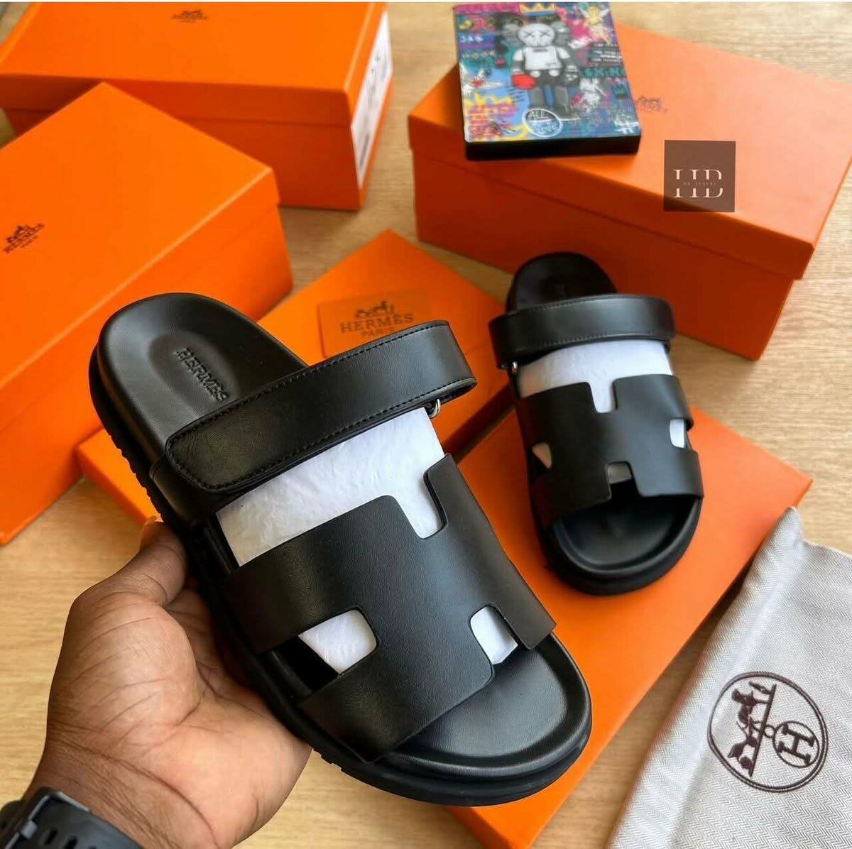 Sandales en cuir élégantes