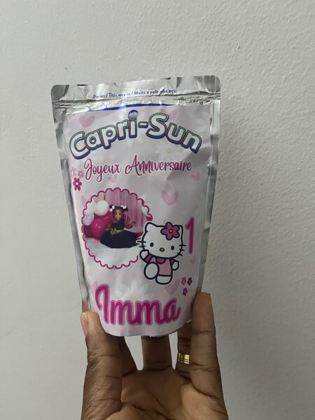 Capri-Sun Anniversaire Personnalisé