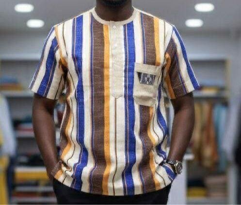 Chemise rayée homme