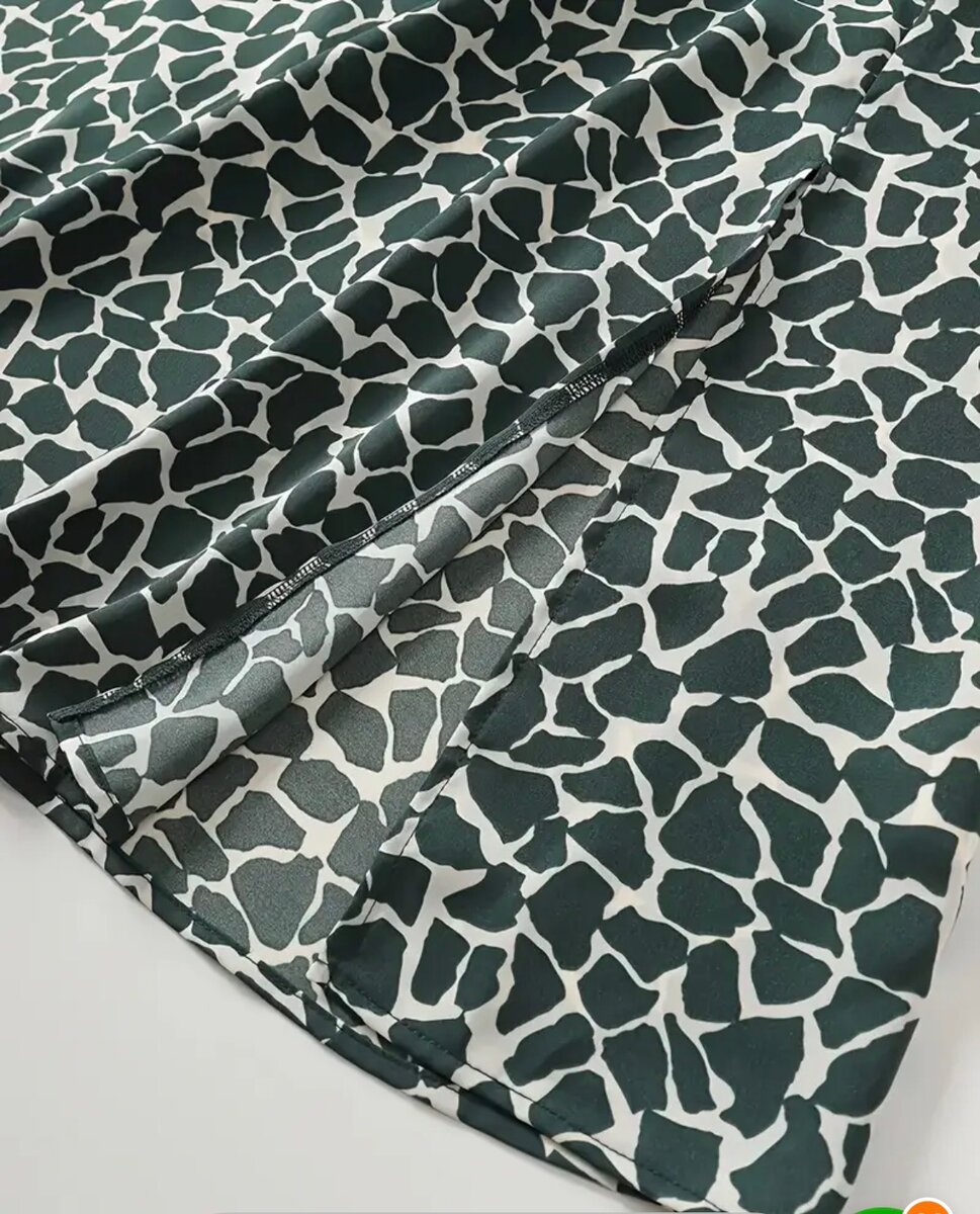 Jupe longue à motif chic