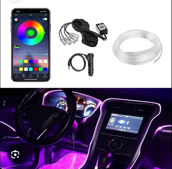 Kit LED Intérieur Auto RGB