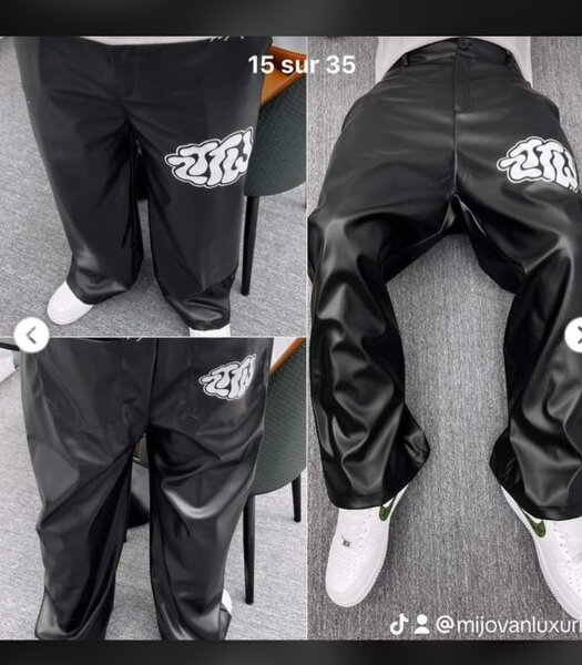 Pantalons en simili cuir stylés